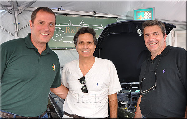Ricardo Robertoni, Nelson Piquet e Eduardo Lambiasi, MG C GT - R&E Restaura��es